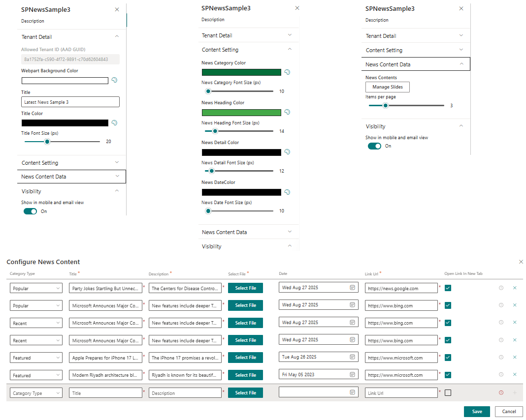 NewsSample2_Configuration